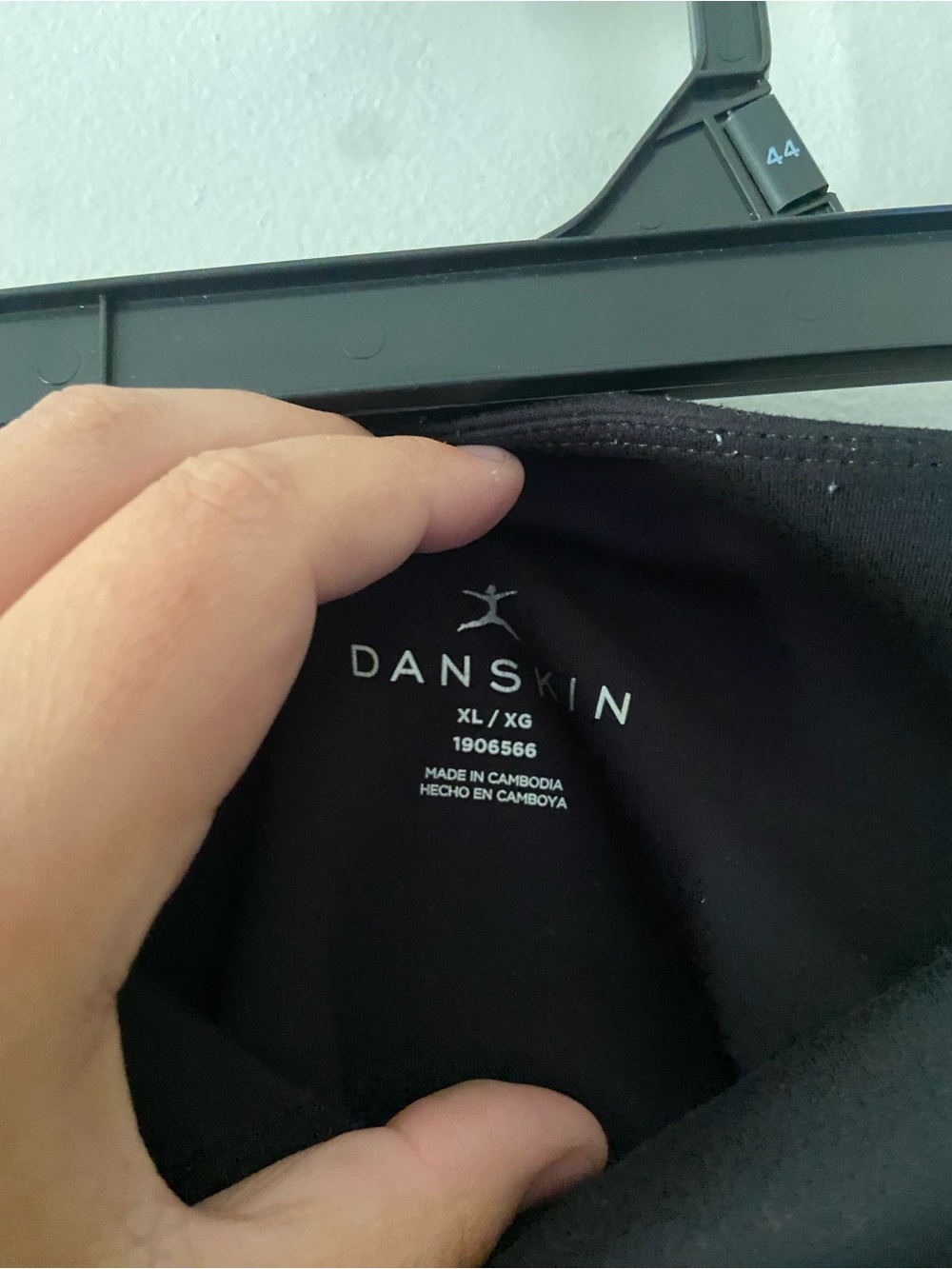 Danskin Leggings with Pockets for Tummy Control Solid High Waist Capris Cropped - Picture 7 of 7